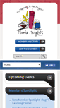 Mobile Screenshot of peoriaheightschamber.com